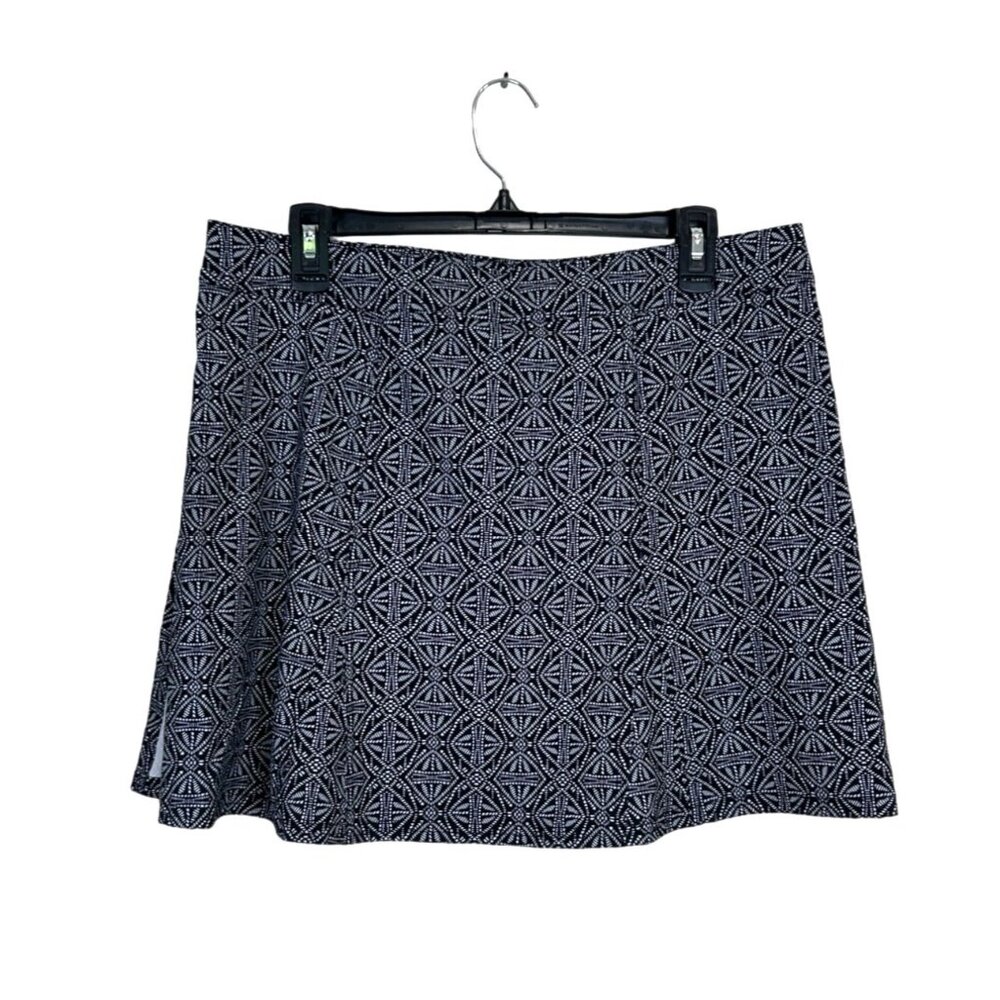 Rip Skirt Women's Size L Skirt Wrap Hawaiian Black Pearl Batik Print Black White - Picture 2 of 7